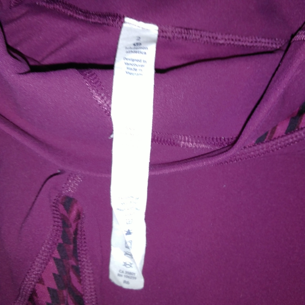 Lululemon Athletica  Plum Leggings - Picture 10 of 16